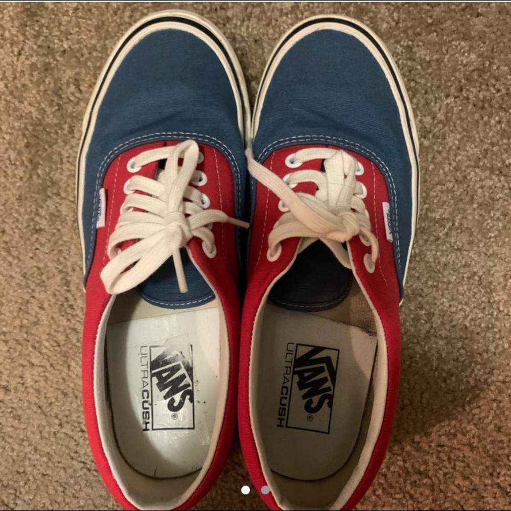super cute red and blue vans !